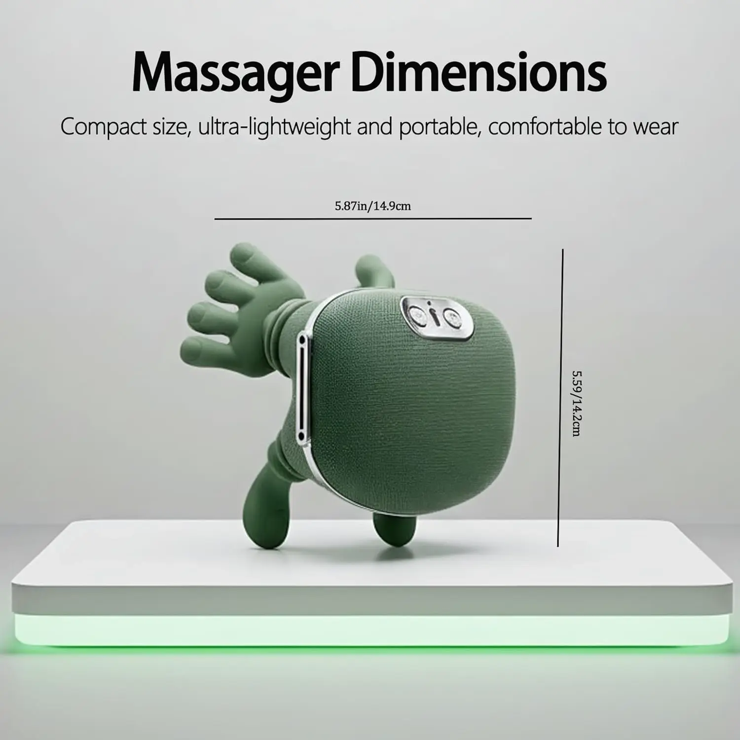 Masajer portabil pentru relaxarea umerilor, imagine 4