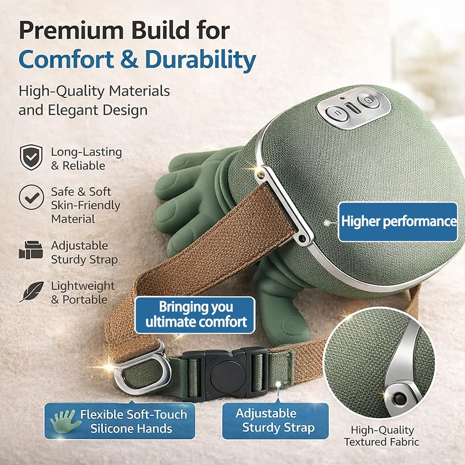 Masajer pentru gât cu masaj profund, imagine 5